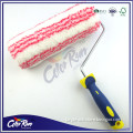ColorRun slip on type acrylic fiber paint roller brush with rubber plastic handle